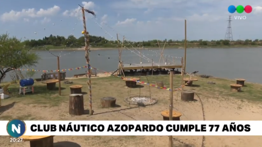 El Club Náutico Azopardo cumple 77 años acompañando a los santafesinos