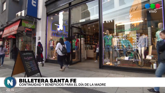 Importantes descuentos en Billetera Santa Fe por el Día de la Madre