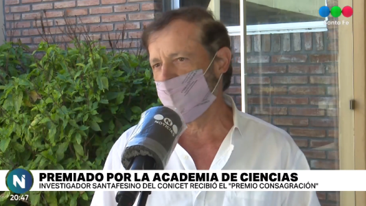 Dos investigadores del CONICET Santa Fe fueron premiados por la Academia de Ciencias