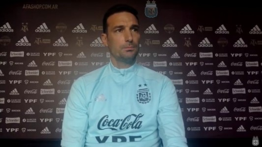 En la previa al partido contra Perú Scaloni dijo que "quizá haya algún retoque"