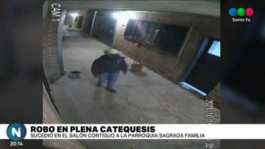 Ni la catequesis respetan: un ladrón entró armado al salón parroquial a robar