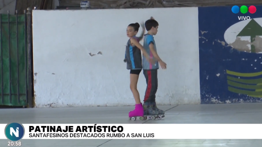 Patinaje artístico: santafesinos están rumbo al regional de San Luis