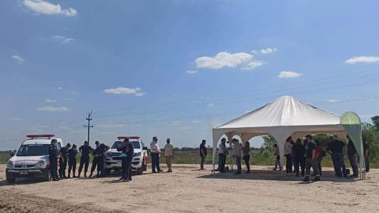 Uliambre hizo entrega formal del comodato de un terreno a los Bomberos Voluntarios Sauceños