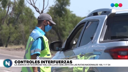 Se realizaron operativos seguridad vial en rutas nacionales de la provincia