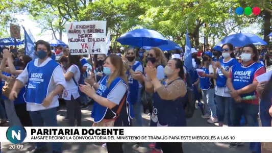 Paritarias docentes: desde AMSAFE dicen que aún no fueron convocados oficialmente