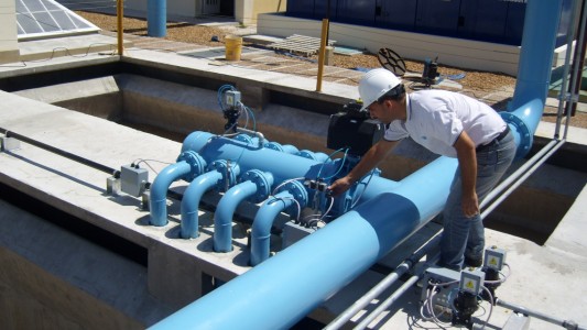 Incorporan dos nuevos filtros a la planta potabilizadora de agua en la ciudad