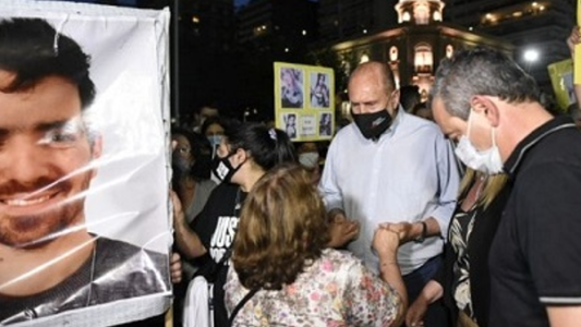 Perotti participó de la marcha por el esclarecimiento del crimen de Joaquín Pérez