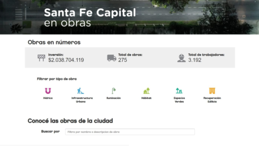Presentan web interactiva con todas las obras de la ciudad