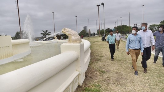 Concluyó la reparación de la Fuente de la Cordialidad