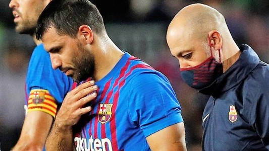 Preocupación por la salud del Kun Agüero: al menos tres meses afuera