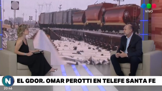 Perotti en Telefe: "tenemos un muy buen nivel de actividad económica en toda la provincia"