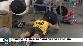 La actividad física fue declarada promotora de la salud