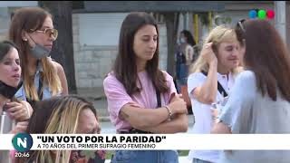 Se cumplen 70 años del primer sufragio femenino