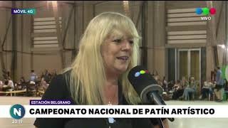 Se disputa el Campeonato Nacional de Patinaje Artístico en la Estación Belgrano