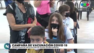 Vacunación: el martes se comenzará a aplicar la dosis de refuerzo