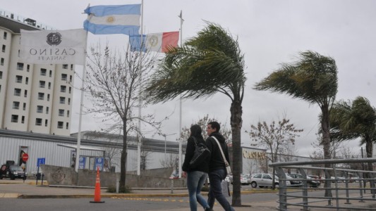 Anoche hubo vientos de hasta 58 kilómetros por hora