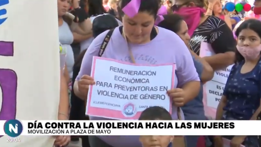 Santa Fe marchó contra la violencia de género: "hay una muerta cada 26 horas en el país"
