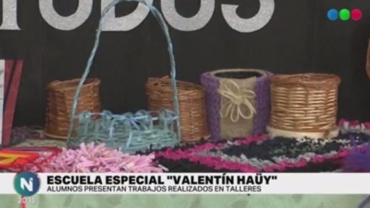 La escuela especial "Valentín Haüy" realizó la muestra anual de sus talleres