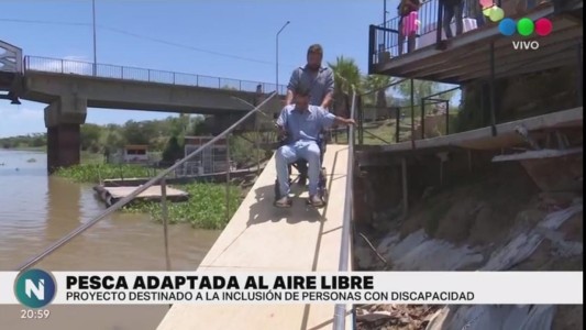 Presentaron el primer proyecto nacional de pesca adaptada