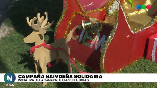 Campaña Navideña: Reciben donaciones a cambio de una foto con Papa Noel