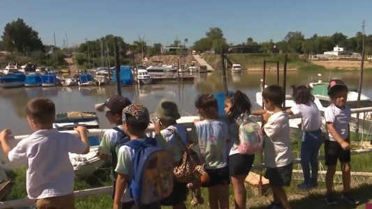Los niños del Jardín de Los Sin Techo visitaron el Yacht Club
