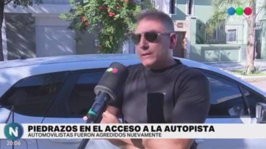 "Fue una situación muy fea", dijo uno de los automovilistas agredido en la autopista