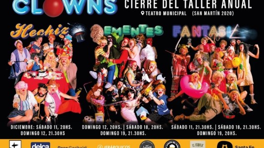Clown cierra su taller anual con ocho funciones en Santa Fe
