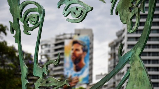 Este lunes se inaugura el mayor mural en homenaje a Lionel Messi en Rosario