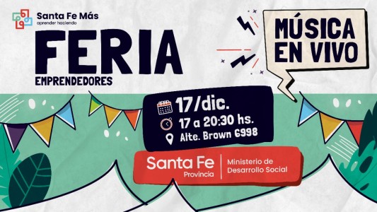 La provincia realiza una feria de emprendedores en la Costanera santafesina