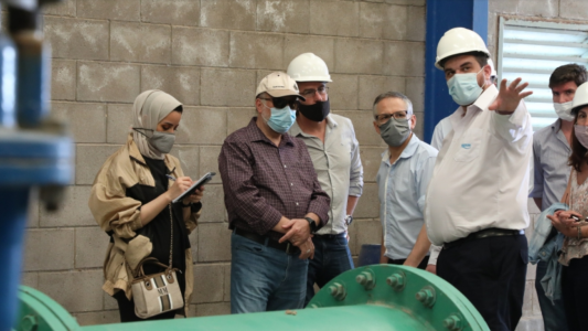 Acueductos: Avanzan los trabajos en la planta potabilizadora Desvío Arijón- Rafaela