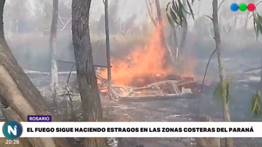 Rosario: Ya son dos las casas quemadas en la isla por los incendios