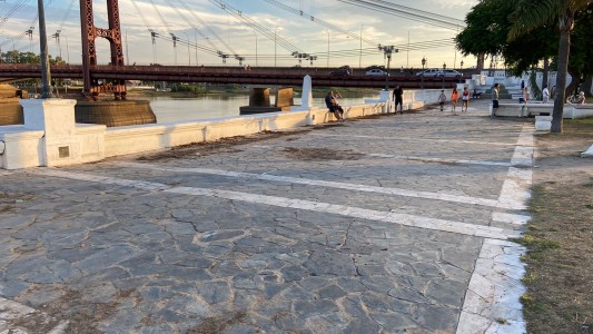 Ya retiraron las letras corpóreas de la Costanera