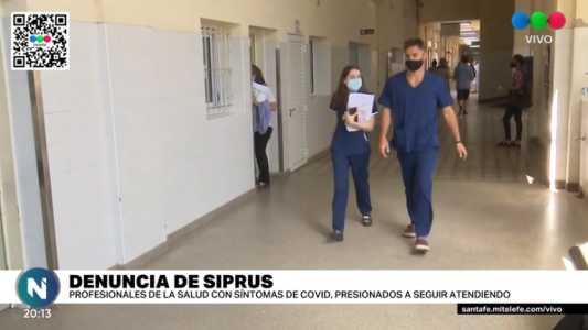 Un gremio de salud denuncia que los quieren obligar a trabajar aunque tengan síntomas de Covid