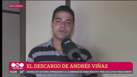 El hombre que amenazó al Gobernador pidió disculpas y solicita volver a trabajar