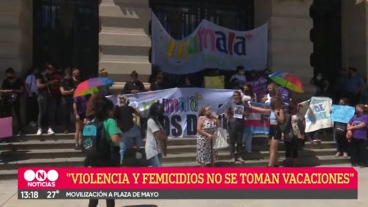 El colectivo Ni Una Menos marchó para reclamar políticas públicas para las mujeres