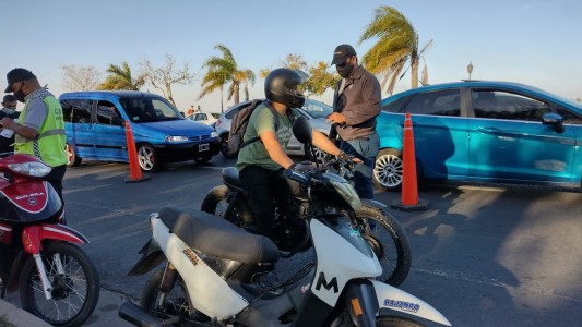 Casi el 50% de las motos retenidas en 2021 no tenían patente