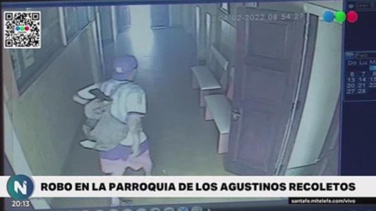 Un limpiavidrios se llevó la cartera de la secretaria de la parroquia Agustinos Recoletos