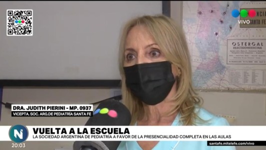 La Sociedad Argentina de Pediatría a favor de la presencialidad plena