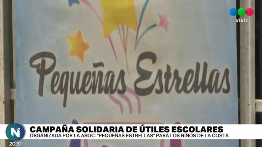 Solicitan útiles escolares para niños de la Costa