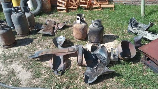 Impresionante explosión en un depósitos de garrafas en Sauce Viejo