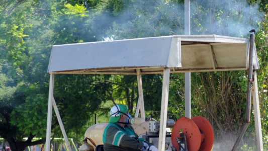 Fumigación, bacheo e iluminación: Los trabajos previstos para este martes