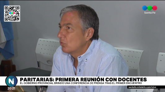 Primer encuentro de la paritaria docente: "está la voluntad de ubicar el salario por encima de la inflación"