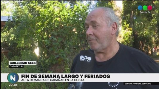Alta demanda de cabañas en la Costa de cara al fin de semana largo