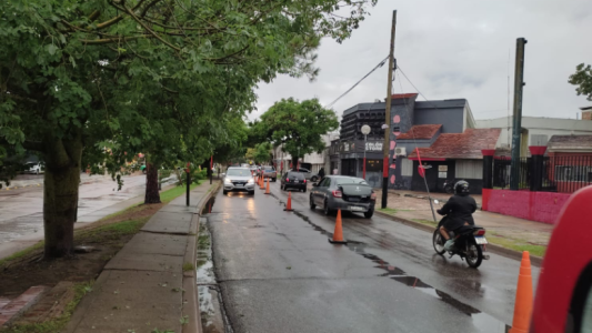 Hasta las 11 de la mañana llovió un promedio de 50 mm en la ciudad