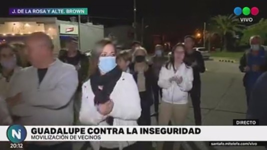 En barrio Guadalupe pidieron seguridad con un "ruidazo"