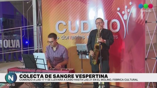 El Molino Fábrica Cultural fue escenario de una colecta de sangre