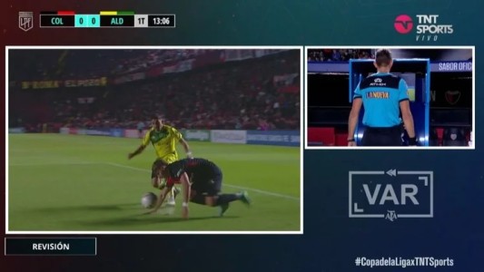 Colón empata 1 a 1 con Aldosivi tras sufrir el cobro de un penal con revisión del VAR