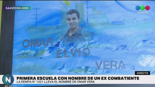 Una escuela de la ciudad lleva el nombre de un ex combatiente de Malvinas