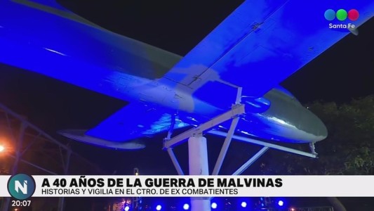 Te mostramos la vigilia en el Centro de Ex Combatientes de Malvinas