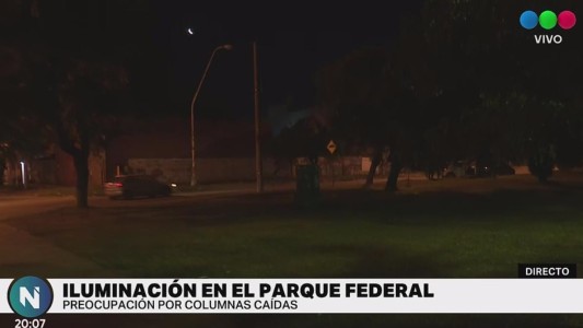Desde la Asociación Parque Federal continúan reclamando mejor iluminación